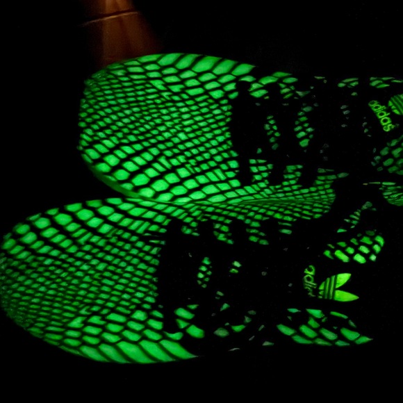 Adidas Zx Flux Xeno Mint (Glow In The dark) size 6 - Picture 9 of 11